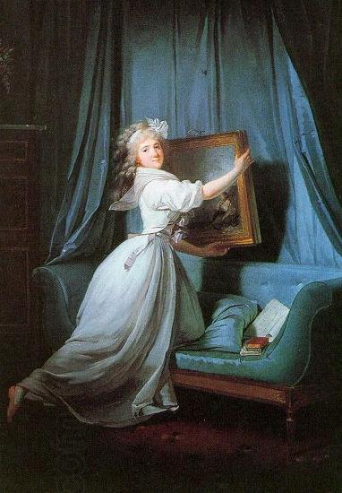 Henri Pierre Danloux Mademoiselle Rosalie Duthe oil painting picture